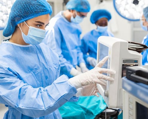 Aurora Material Solutions offers durable, high-quality ETP/PC polycarbonate for PPE full length gowns, aprons & hazmat suits