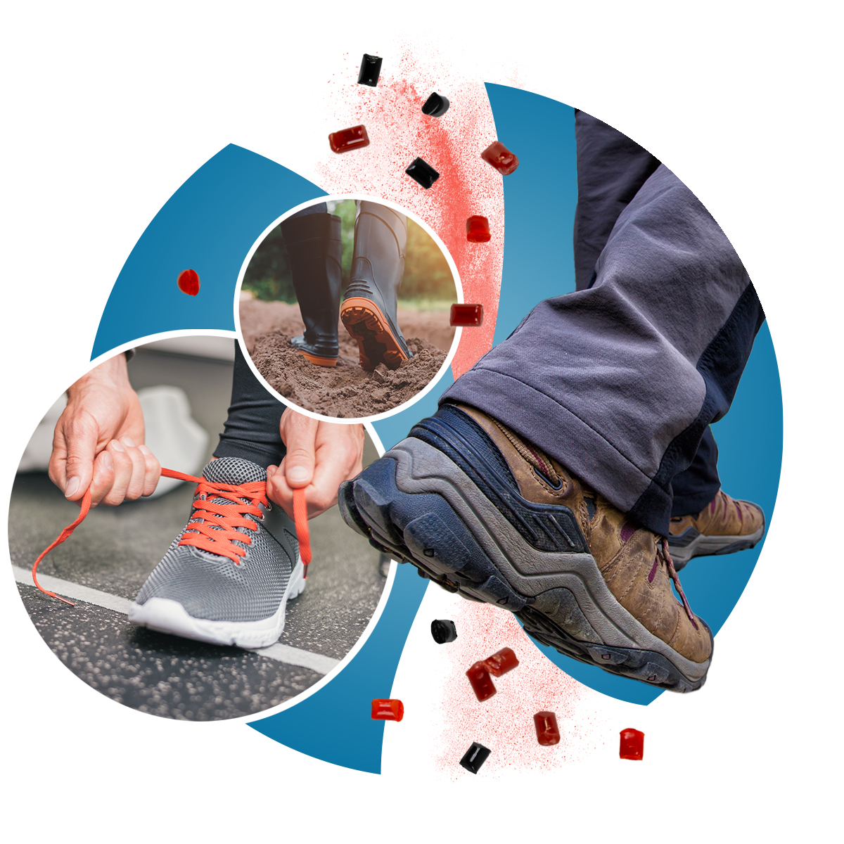 Aurora Material Solutions offers durable, high-quality ETP/PC polycarbonate for footwear applications.