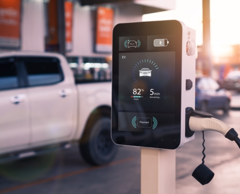 Aurora Material Solutions offers custom thermoplastics & polymers for EV Charging & Renewable Energy Enclosures