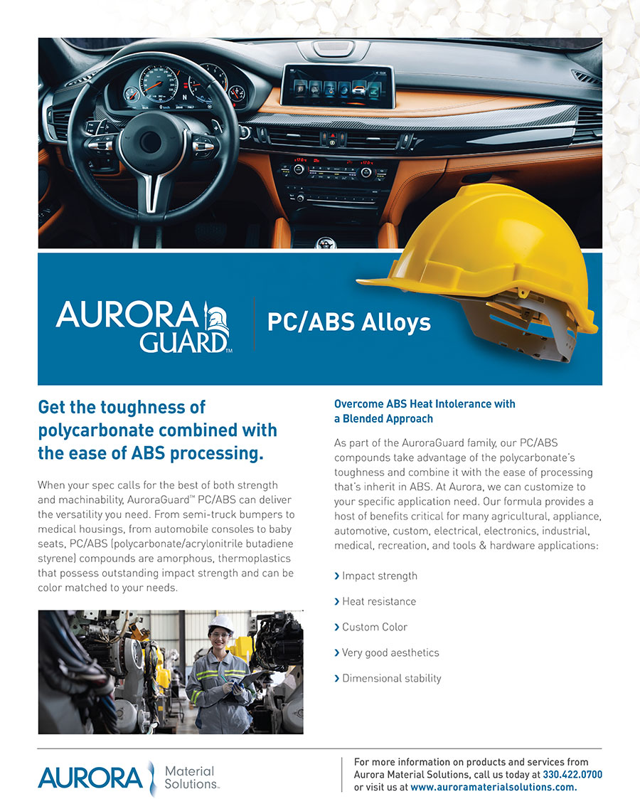 AuroraGuard™ PC/ABS Alloys for hard hat & PPE product manufacturing